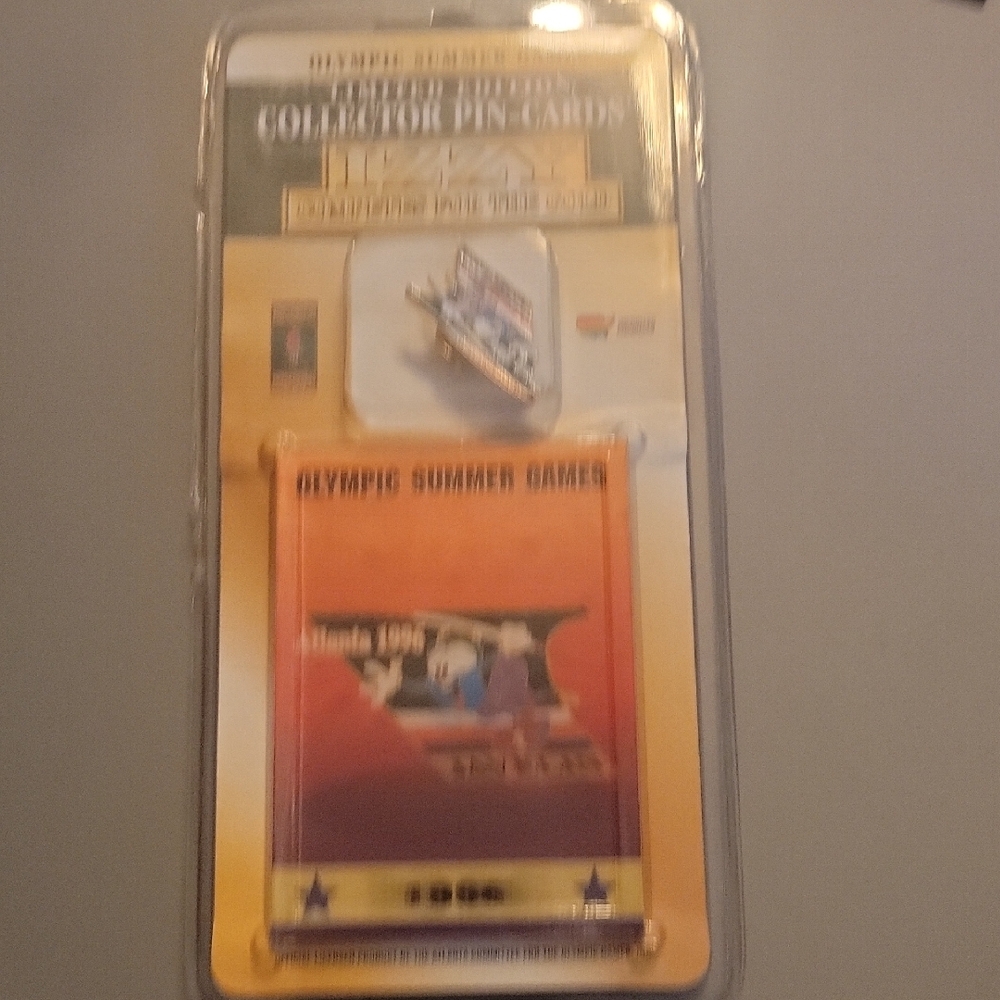 Olympic Summer Games Collector Pin Card